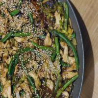 Chicken with Green Beans in Black Bean Sauce image