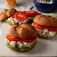 Barbecued Chicken Salad Sandwiches image