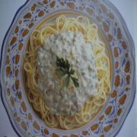 Spaghetti With Creamy Clam Sauce_image