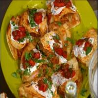 BBQ Chicken Quesadilla with Smoked Tomato Relish and Buttermilk Dressing_image