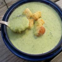 Curried Cream of Broccoli Soup image