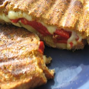 Pesto-Crusted Grilled Cheese image