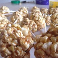 Peanut Butter Popcorn Balls image