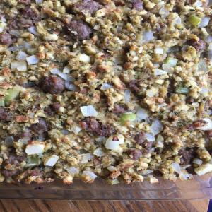 Apple and Sausage Stuffing image