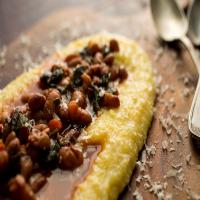 Polenta or Grits With Beans and Chard_image