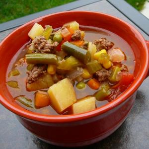 Grandma's Slow Cooker Beef and Vegetable Soup image