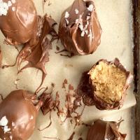 Peanut Butter-Milk Chocolate Rice Krispies® Balls image