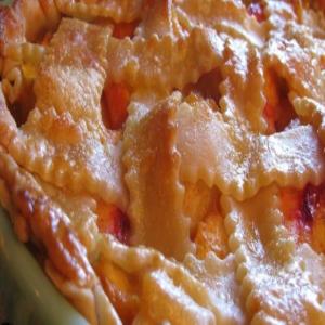 Peach Pie the Old Fashioned Two Crust Way Recipe_image