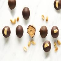 Chocolate-Dipped Peanut Butter Balls Recipe image