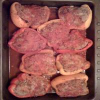 Three-Meat Stuffed Peppers image