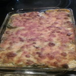 Beef and Sausage Green Chili Casserole_image