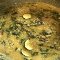Fragrant Red Lentil and Rainbow Chard Soup image