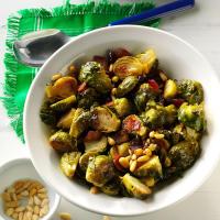 Roasted Balsamic Brussels Sprouts with Pancetta_image