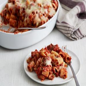 Herbed Spicy Sausage and Fennel Baked Pasta_image