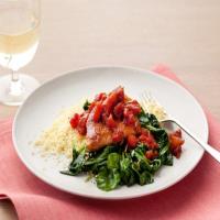 Balsamic Chicken with Baby Spinach image