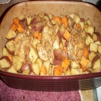 Rosemary Roasted Chicken With Potatoes image