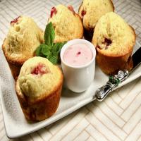 Strawberry Muffins with Cream Cheese Spread image