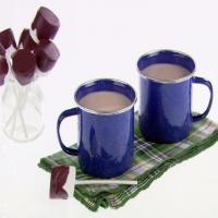 White Hot Chocolate with Marshmallow Stirrers_image