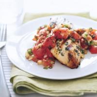 Grilled Chicken with Roasted Tomato and Oregano Salsa image