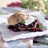 Cherry-Chocolate Shortcakes with Kirsch Whipped Cream image