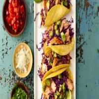 Grilled Salmon Tacos with Chunky Guacamole_image
