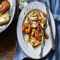 Butternut squash with rosemary and halloumi_image