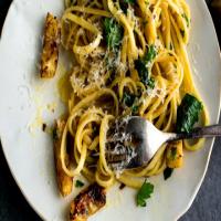 Pasta With Fried Lemons and Chile Flakes image