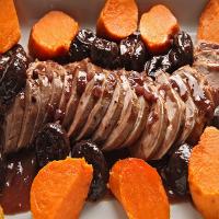 Pork Tenderloin With Shallots and Prunes image