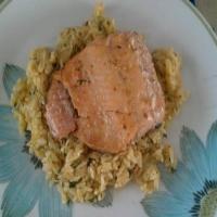 Salmon with Herbed Rice image