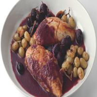 Sautéed Chicken With Roasted Grapes_image