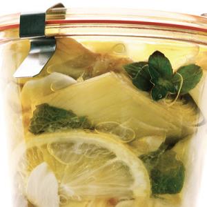 Artichokes Packed in Oil with Lemon_image