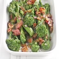 Long-stem broccoli with sautéed onions & bacon_image