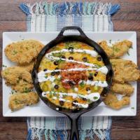 Tortilla Chip-Crusted Chicken With Queso Fundido Recipe by Tasty image