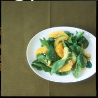 Asian Spinach Salad with Orange and Avocado image