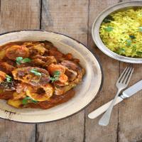 Fruity Lamb Curry with Yellow Rice_image