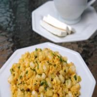 Mexician Hominy and Scramble Eggs or Mote pillo image