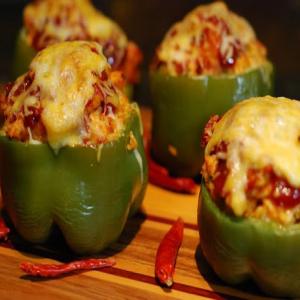 Rotel Stuffed Bell Peppers_image