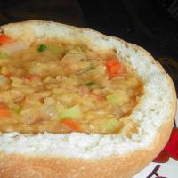 Curried Red Lentil Soup With Lemon_image