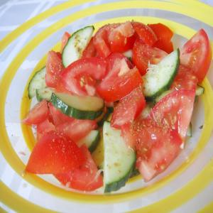Refreshing Cucumber, Tomato and Lime Salad image