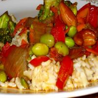 Vegetable and Cashew Stir Fry_image