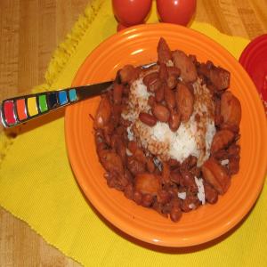 Very Slow Cooking Red Beans and Rice_image