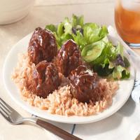 Zesty Meatballs and Rice image