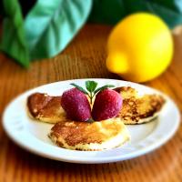 Romantic Lemon Cheesecake Pancakes image