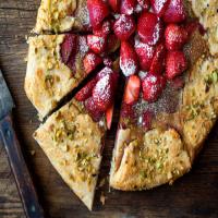 Strawberry and Pistachio Galette image