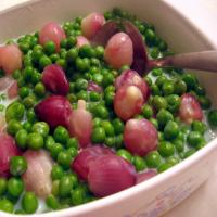 Creamed Peas and Onions image