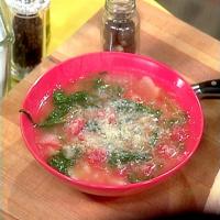 Potato, Spinach and Tomato Soup image