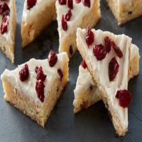 White Chocolate-Cranberry Cookie Bars image