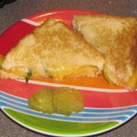 Spring Onion Grilled Cheese Sandwich_image