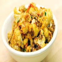 Roasted Cauliflower with Hot Cherry Peppers and Bread Crumbs image