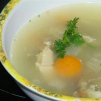 Reinvented Turkey Leftovers Soup_image